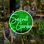 Secret Garden 5V USB LED Neon Sign - Budget Friendly