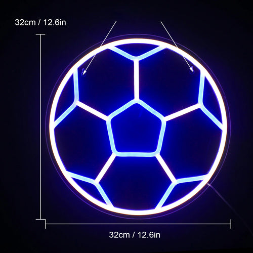 Fußball – LED-Neonschild (5 V USB)
