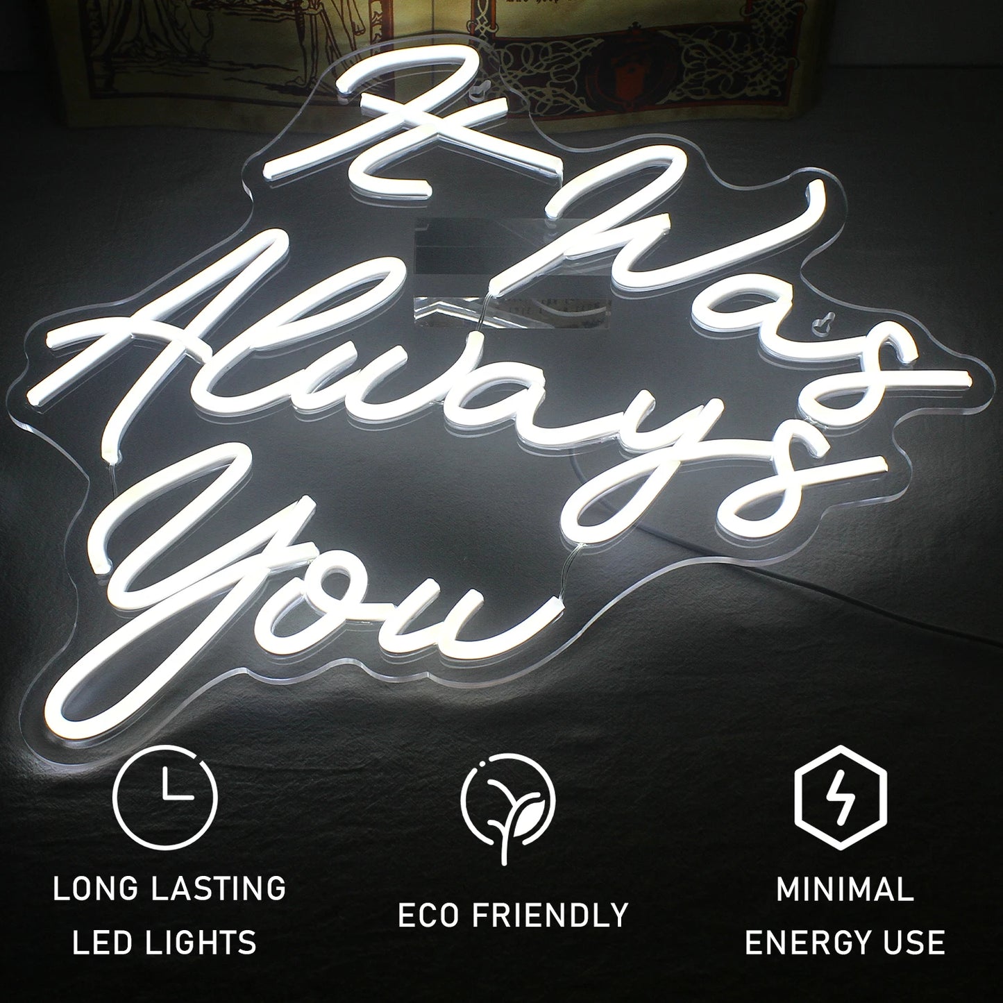 It Was Always You 5V Mini USB LED Neon Sign - Budget Friendly