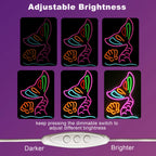 Meerjungfrauenschwanz – LED-Neonschild (5 V USB)