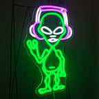 Alien Musik 5V USB LED Neon Schild - Preisgünstig