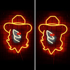 Cowgirlhüte – LED-Neonschild (5 V USB)