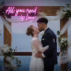 All You Need is Love 5V USB LED Leuchtschild - Preiswert