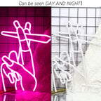 Hand mit Zigarette – LED-Neonschild (5 V USB)