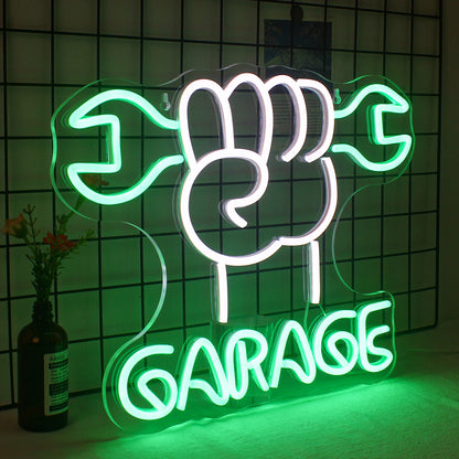 Garage 5V Mini USB LED Neon Sign - Budget Friendly