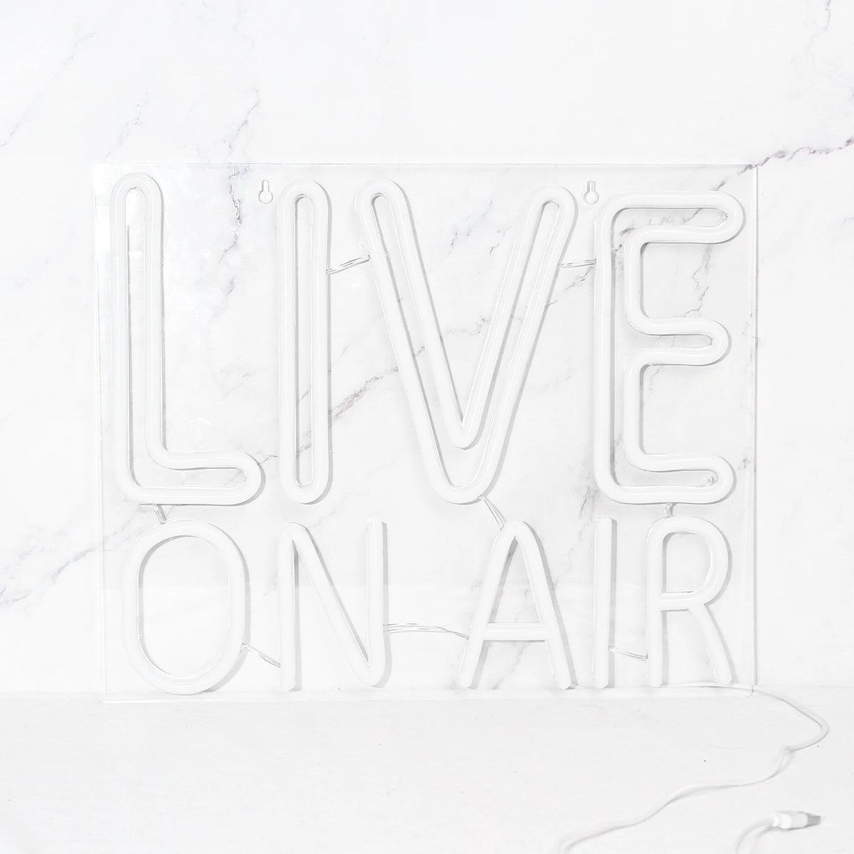 Live On Air 5V USB LED Neon Sign - Budget Friendly
