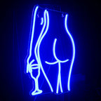Frauensilhouette – LED-Neonschild (5 V USB)