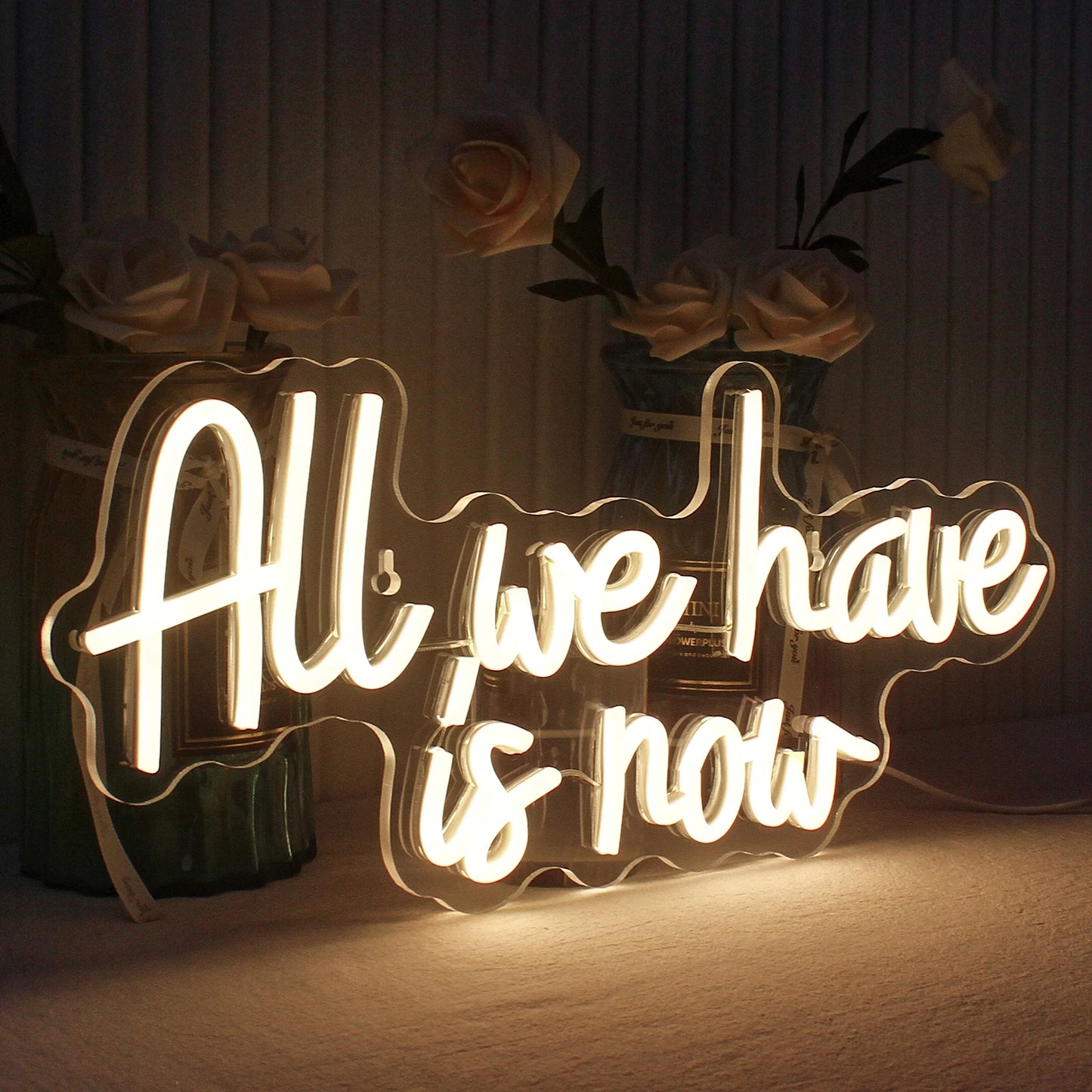 All We Have Is Now 5V Mini USB LED Neon Sign - Budget Friendly