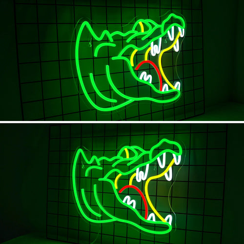 Alligator 5V USB LED Leuchtschild - Preisgünstig