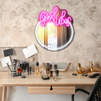 Good Vibes Mirror – LED-Neonschild (5 V USB)