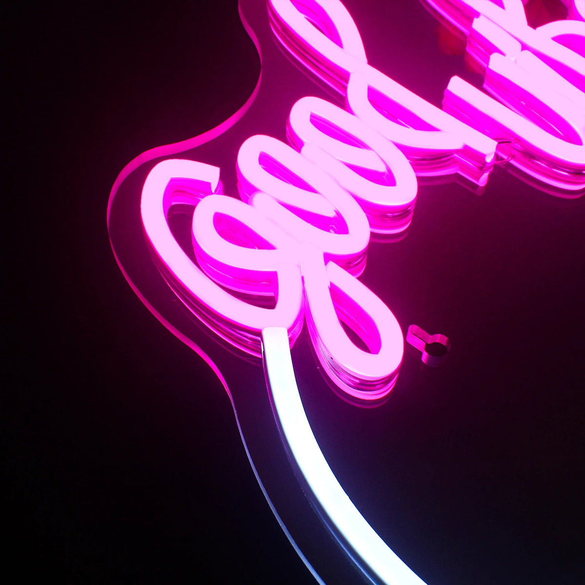Good Vibes Mirror – LED-Neonschild (5 V USB)