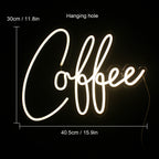Coffee 5V USB LED Neon Sign - Budget Friendly