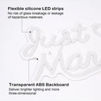Just Married 5V USB LED Neon Sign - Budget Friendly