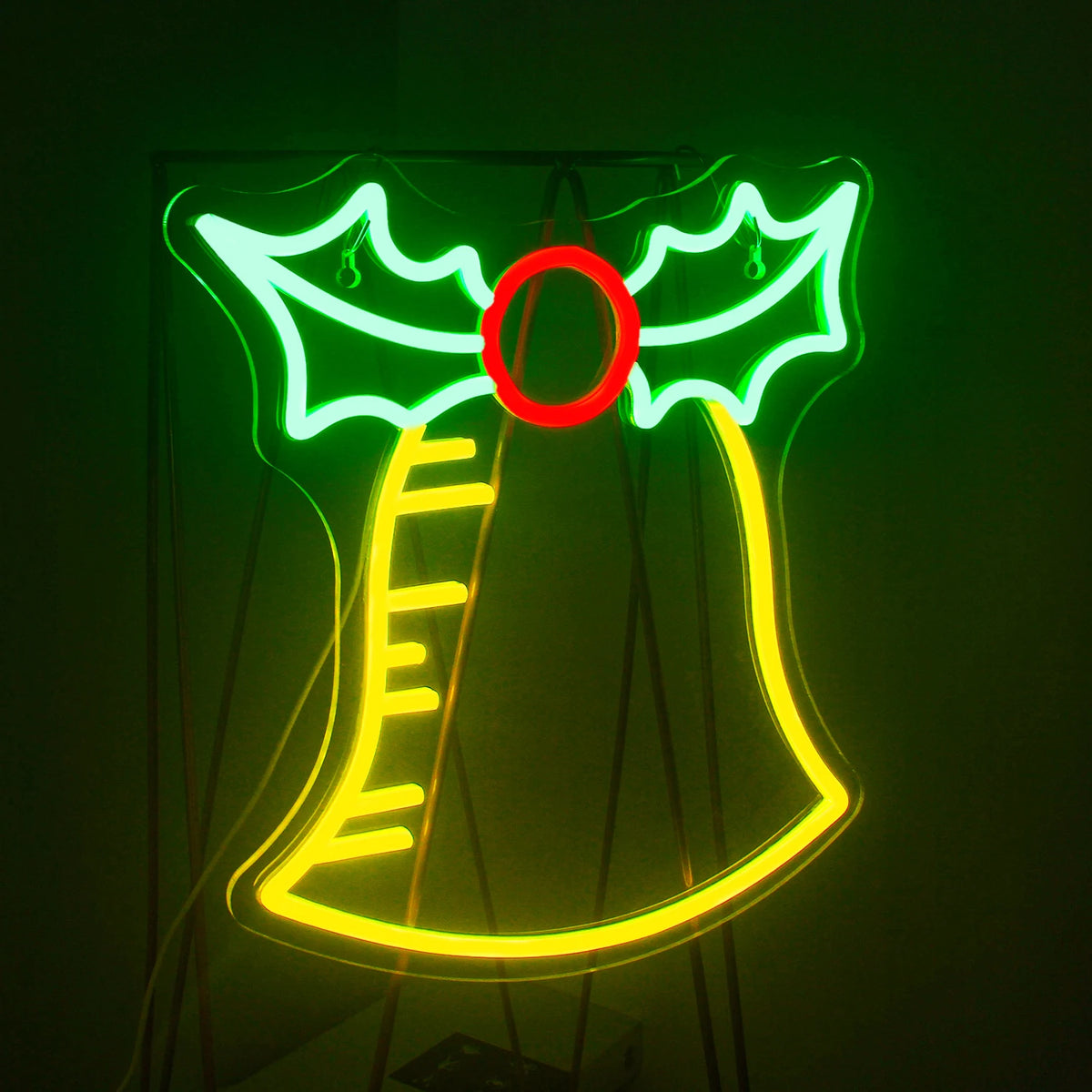 Weihnachtsglocke – LED-Neonschild (5 V USB)