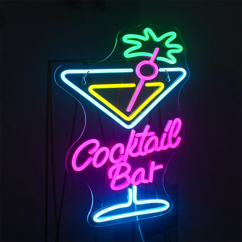 Cocktail Bar 5V USB LED Leuchtschild - Preiswert
