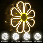 Flower 5V Mini USB LED Neonschild - Budgetfreundlich