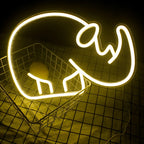 Rhino 5V USB LED Neon Sign - Budget Friendly