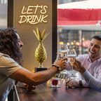 Let's Drink – LED-Leuchtschild (5 V USB)