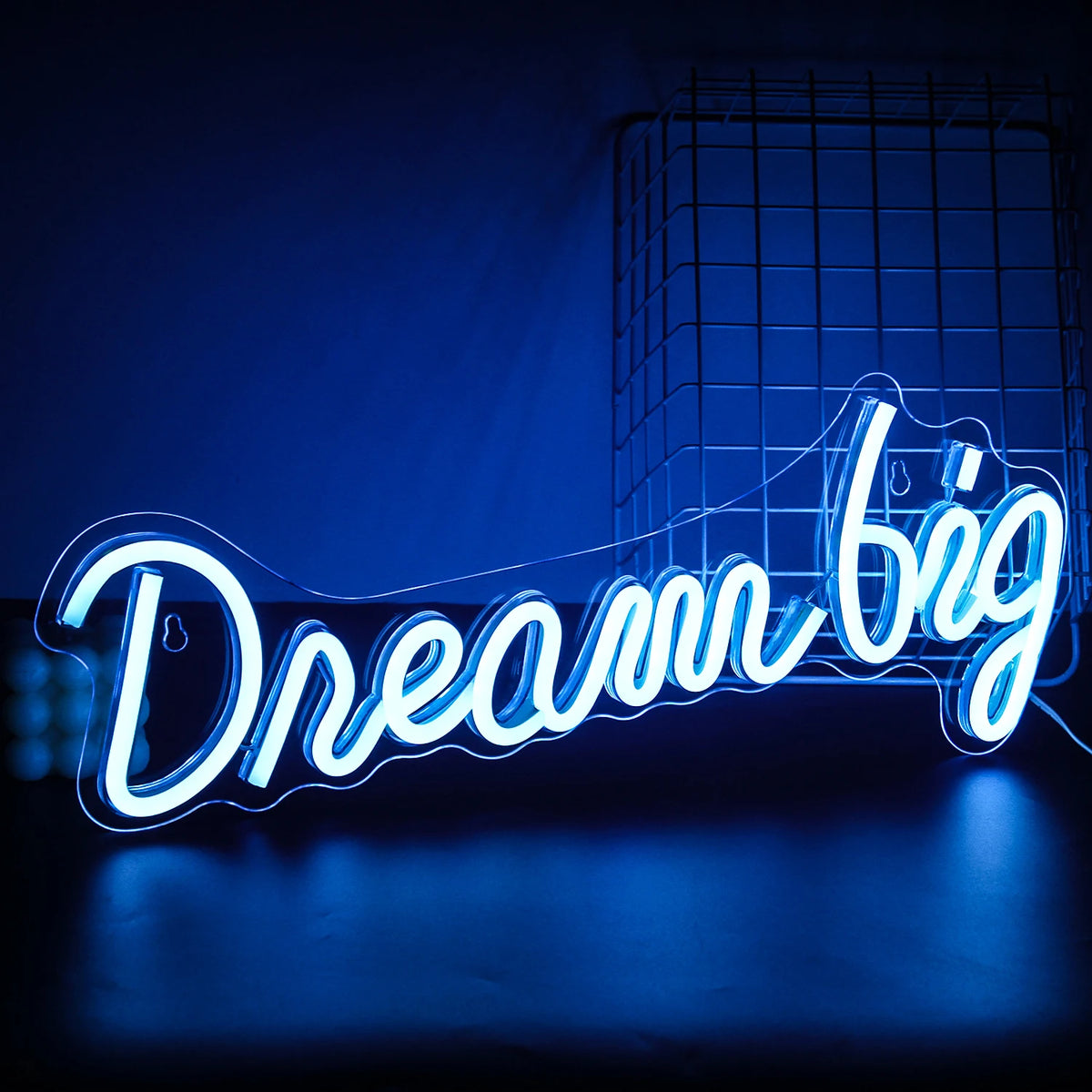 Dream Big – LED-Neon-Schriftzug (5 V USB)