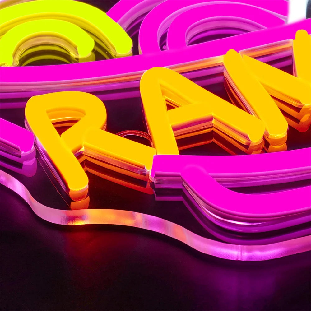 Ramen 5V Mini USB LED Neon Sign - Budget Friendly