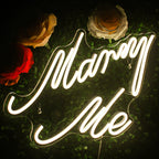 Marry Me – LED-Neon-Schriftzug (5 V USB)
