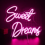 Sweet Dreams – LED-Neon-Schriftzug (5 V USB)