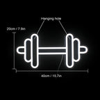 Langhantel – LED-Neonschild (5 V USB)
