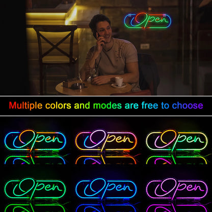 RGB Offen 5V USB LED Neon Schild - Preisgünstig