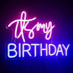 It's My Birthday – LED-Neon-Schriftzug (5 V USB)