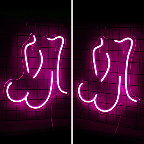 Frauensilhouette – LED-Neonschild (5 V USB)