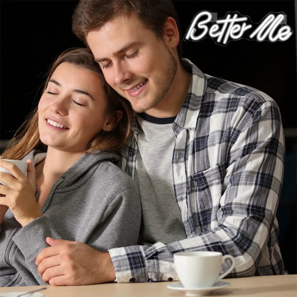 Better Me – LED-Neon-Schriftzug (5 V USB)