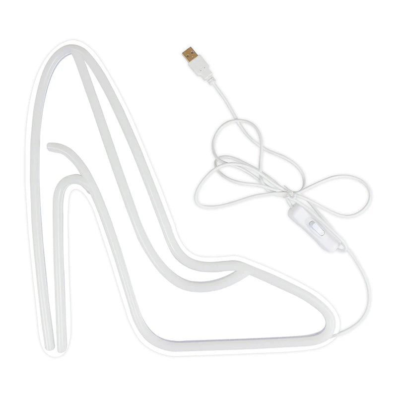 Wanxing High-Heeled Shoe 5V USB LED Neon Sign - Budget Friendly