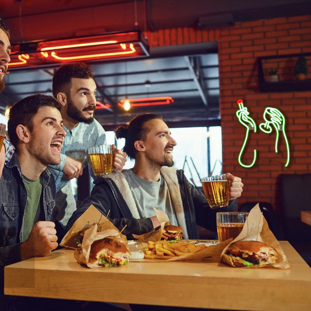 Smoking and Drinking 5V USB LED Neon Sign - Budget Friendly