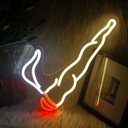 Smoking 5V Mini USB LED Neon Sign - Budget Friendly