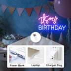 It's My Birthday – LED-Neon-Schriftzug (5 V USB)