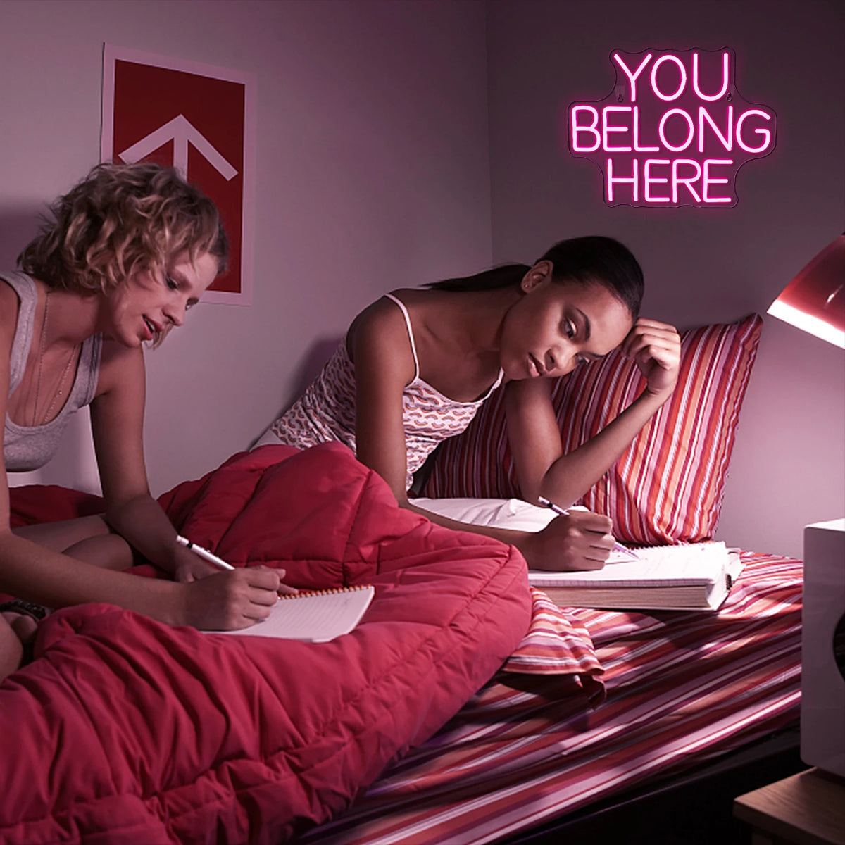 You Belong Here – LED-Neon-Schriftzug (5 V USB)