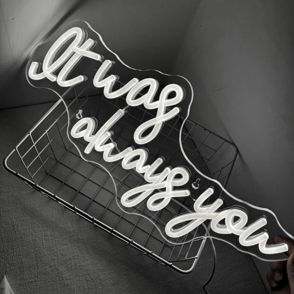 It Was Always You – LED-Neon-Schriftzug (5 V USB)