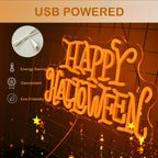 Happy Halloween – LED-Neonschild (5 V USB)