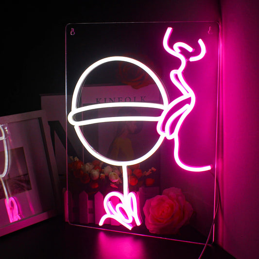 Party 5V Mini USB LED Neon Sign - Budget Friendly