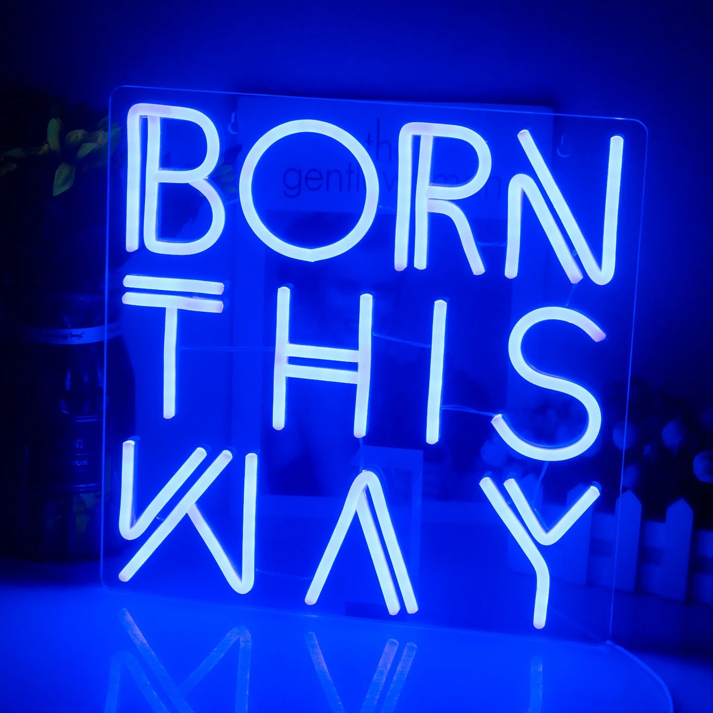 Born This Way 5V Mini USB LED Neon Sign - Budget Friendly