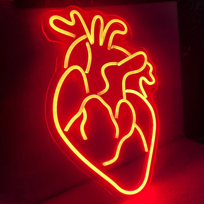 Heart 5V Mini USB LED Neon Sign - Budget Friendly