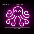 Oktopus – LED-Neonschild (5 V USB)