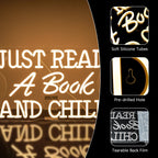 Just Read A Book And Chill – LED-Neon-Schriftzug (5 V USB)