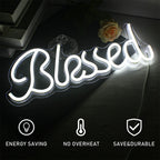 Blessed – LED-Neon-Schriftzug (5 V USB)