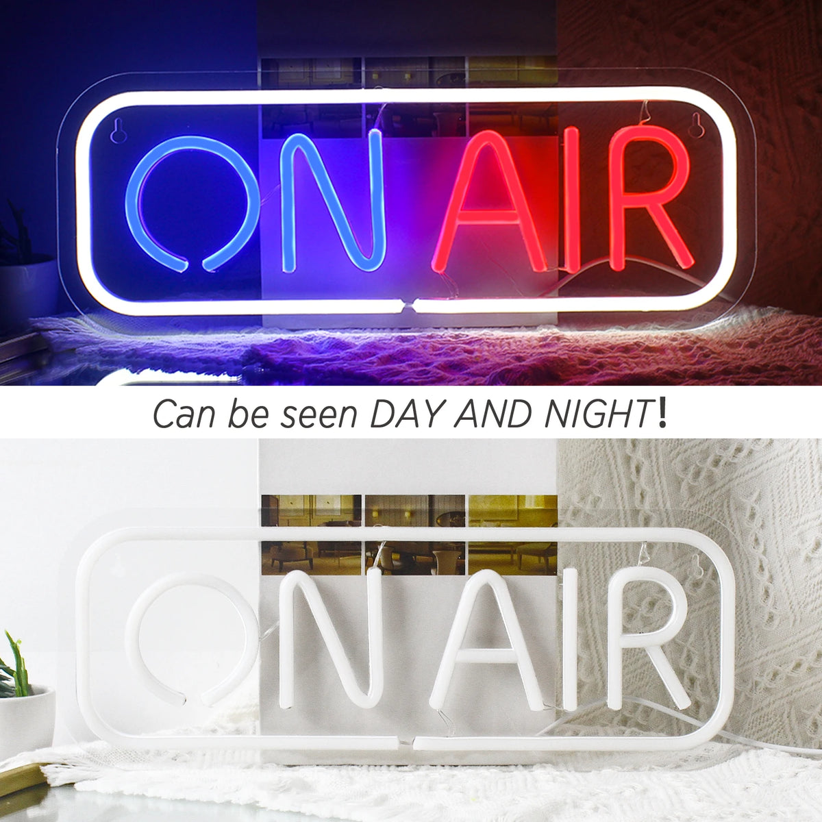 ON AIR – LED-Neon-Schriftzug (5 V USB)