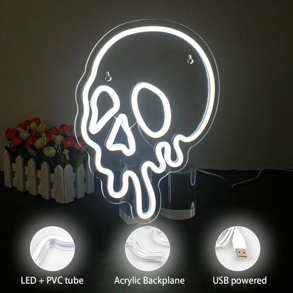 Halloween 5V Mini USB LED Neon Sign - Budget Friendly