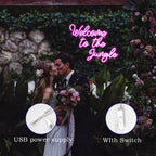 Welcome to the Jungle – LED-Neon-Schriftzug (5 V USB)