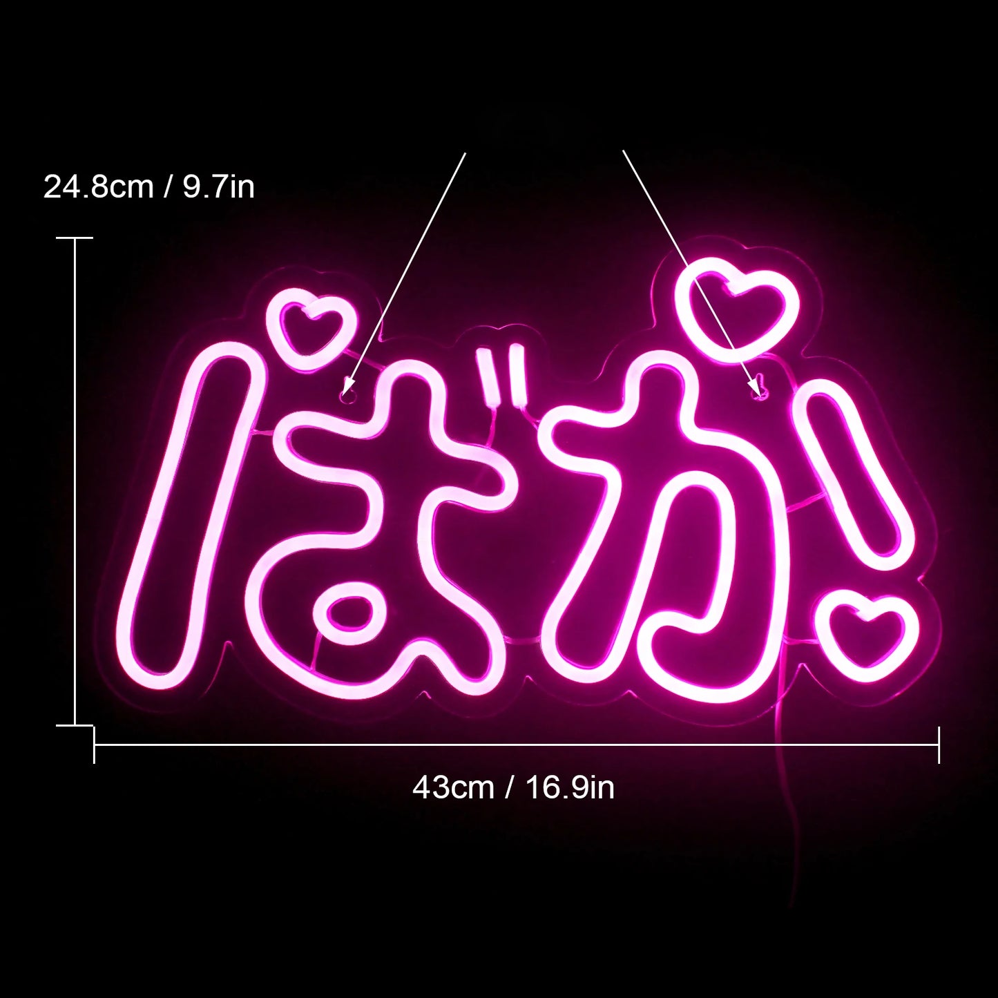 Japanese Anime 5V Mini USB  LED Neon Sign - Budget-Friendly