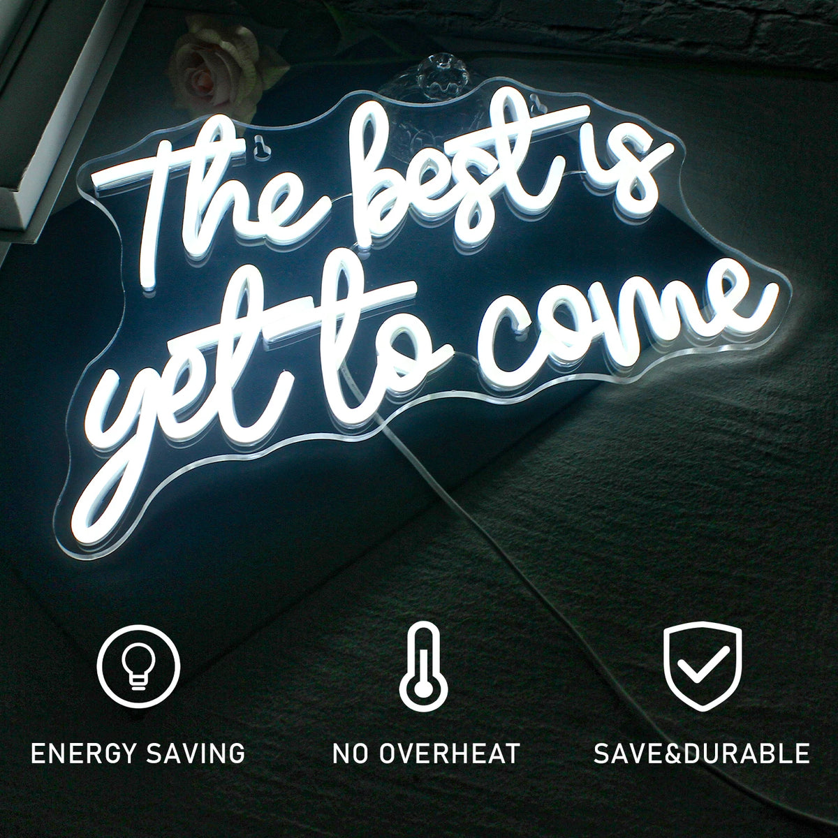 The Best is Yet to Come 5V USB LED Neon Sign - Budget Friendly