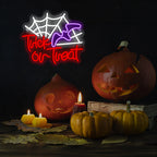 Trick Or Treat Halloween 5V USB LED Neon Sign - Budget Friendly